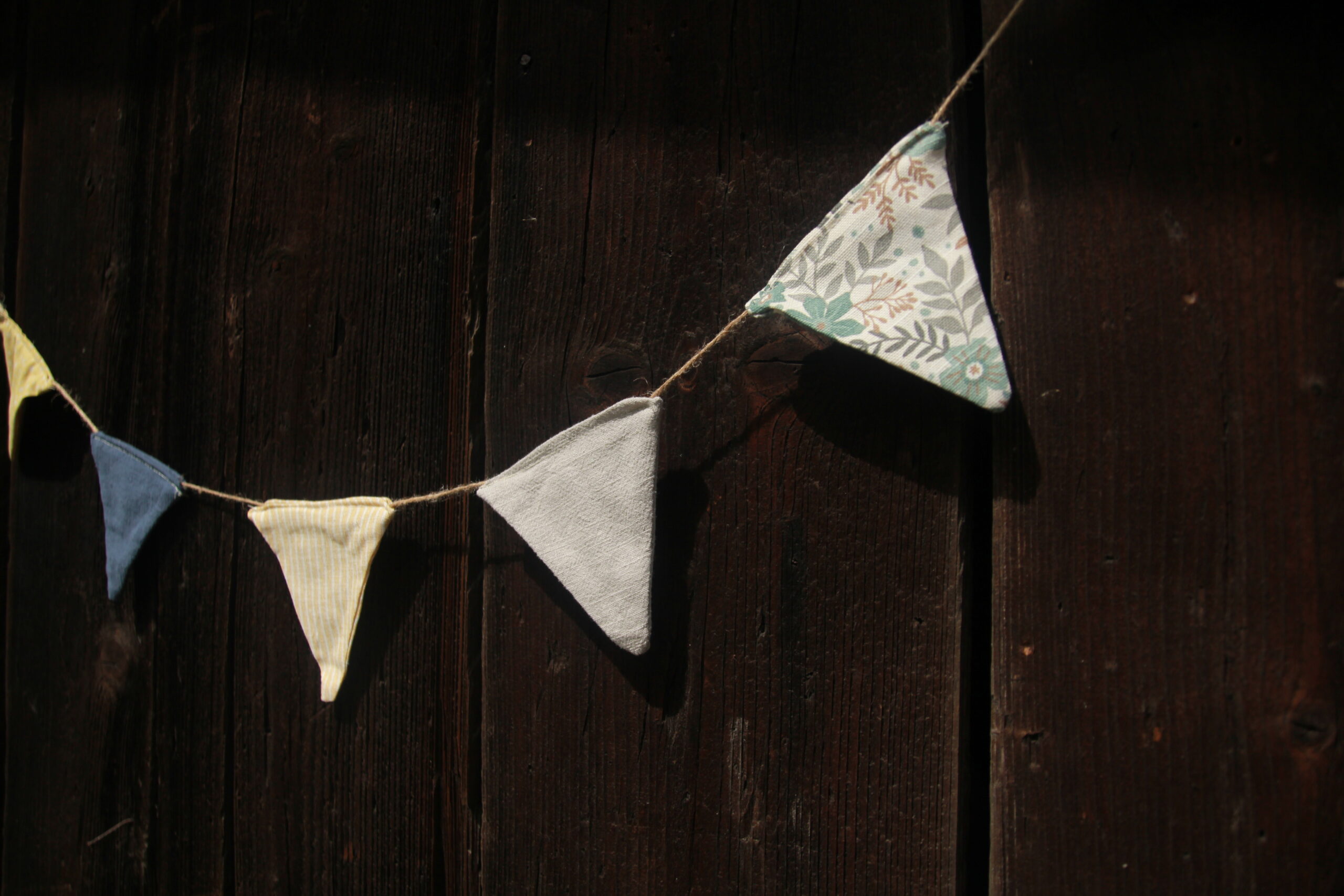 Girlanda niebiesko-zółta