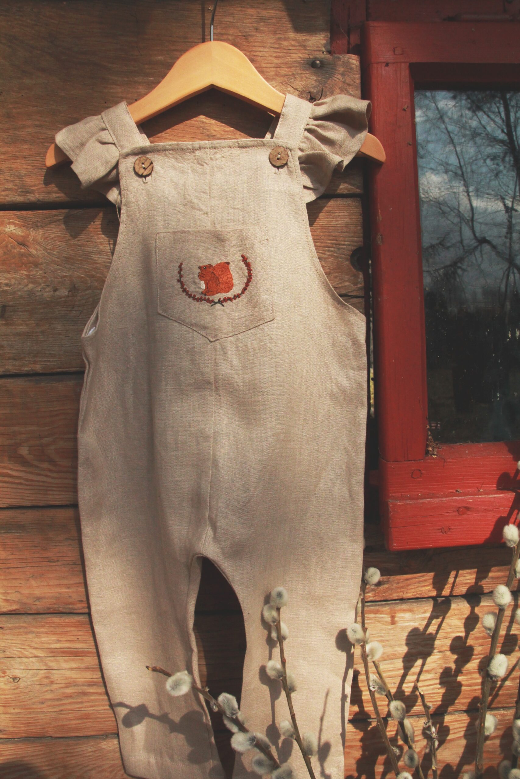 Ogrodniczki Jania długie- wiewiórka- rozm. 92