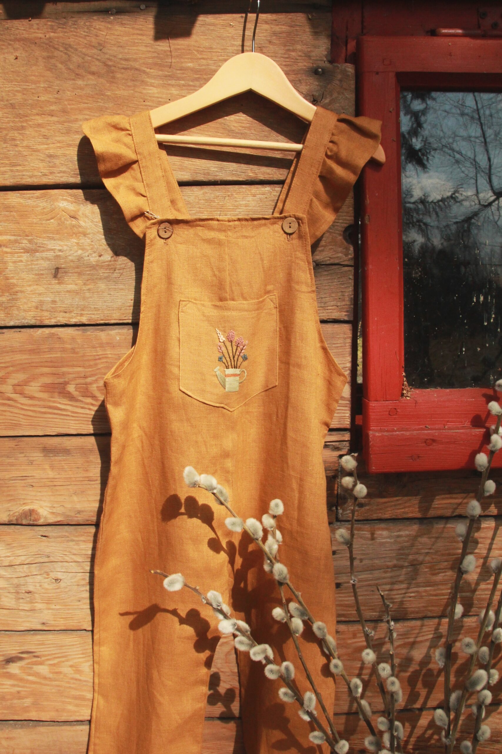 Ogrodniczki Jania długie- konewka- rozm. 128