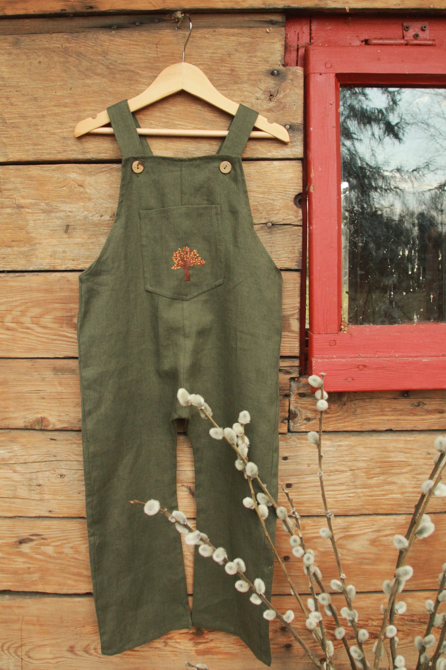 Józio ogrodniczki długie- drzewo- rozm. 104